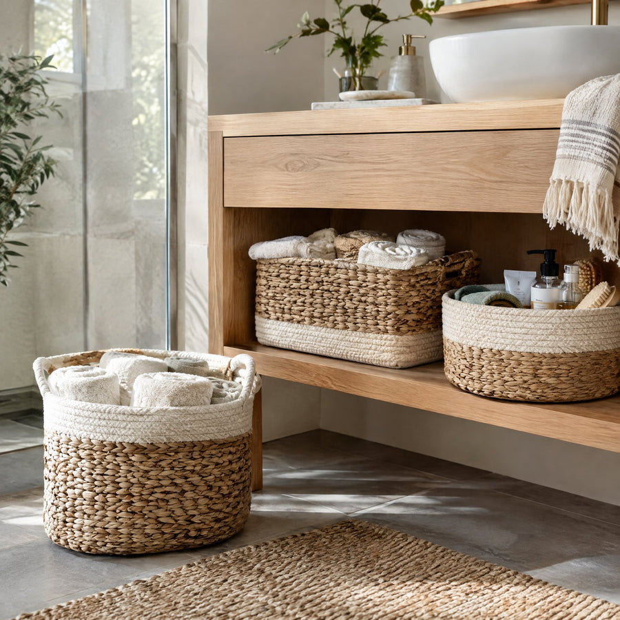 Panier de Rangement Salle de Bain