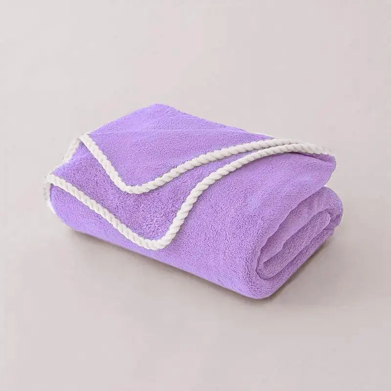 Serviette de Bain Extra Large Microfibre Absorbante 90 x 180 cm