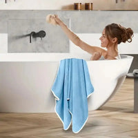 Serviette de Bain Extra Large Microfibre Absorbante 90 x 180 cm