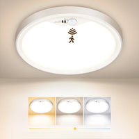 Plafonnier Cuisine LED Rond Détecteur de Mouvement 18 W, 22 cm
