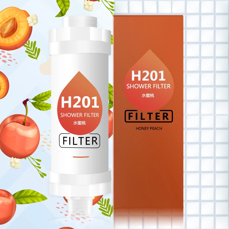 Filtre de Douche Vitamine C Parfumé, 15 Parfums, Seul ou en Lot