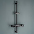 Barre de Douche Pivotante avec Étagère 70 cm