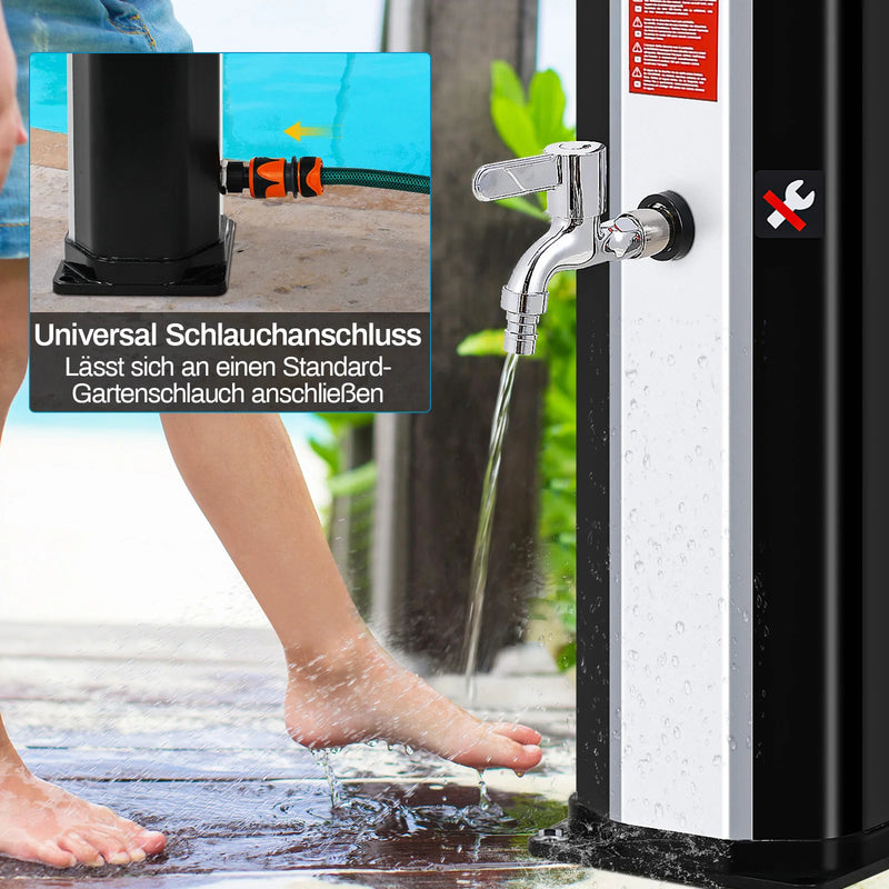 Douche Solaire Colonne 35, 40 ou 60 L avec Housse