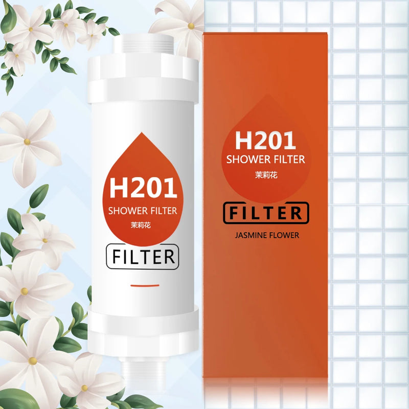 Filtre de Douche Vitamine C Parfumé, 15 Parfums, Seul ou en Lot