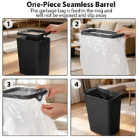 Poubelle Salle de Bain Sans Contact 12L Capteur Infrarouge