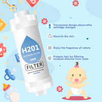 Filtre de Douche Anti-Chlore PP Coton, Sans Parfum ou Mère et Enfant
