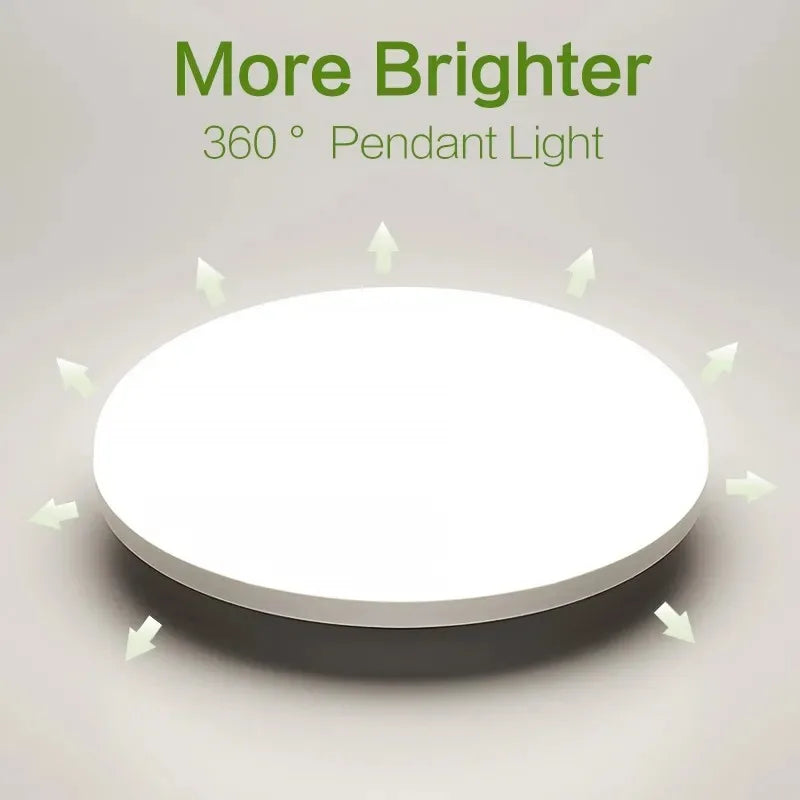 Plafonnier Cuisine LED Rond Ultra-Mince, 15 à 30 cm, 18 à 48 W