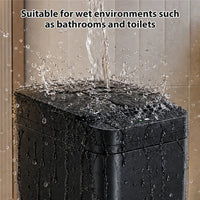 Poubelle Salle de Bain Automatique Capteur de Mouvement 12L Couvercle