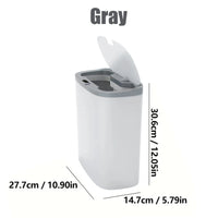 Poubelle Salle de Bain Automatique à Capteur 13 L Étroite
