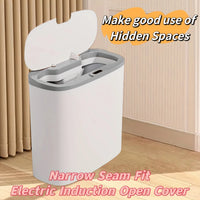 Poubelle Salle de Bain Automatique à Capteur 13 L Étroite