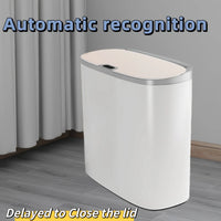 Poubelle Salle de Bain Automatique à Capteur 13 L Étroite