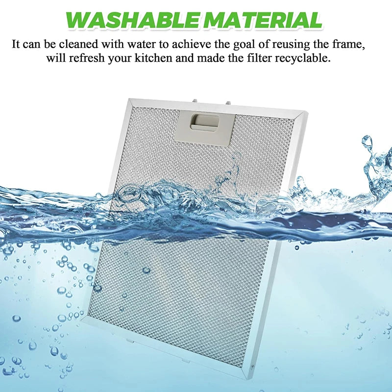Filtre de Hotte Aluminium 320 x 260 mm, Lot de 3