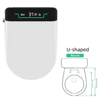 Abattant Japonais Intelligent Ouverture Automatique et Télécommande, Forme U ou V