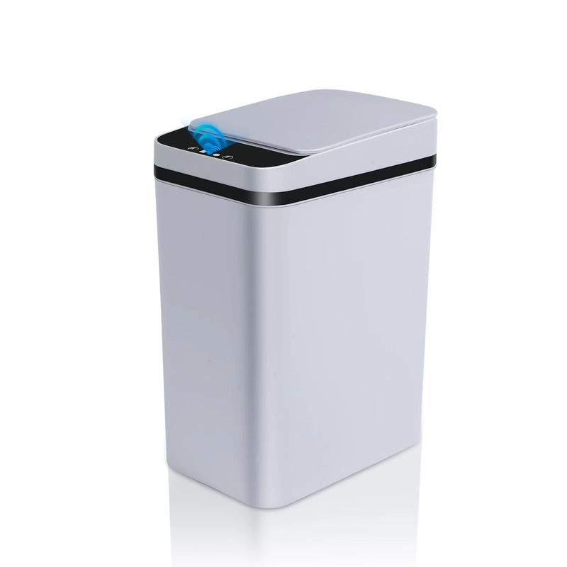 Poubelle Salle de Bain Sans Contact 12L Capteur Infrarouge