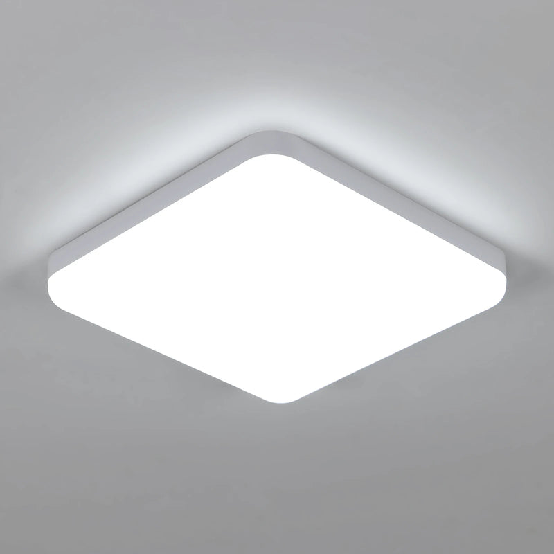 Plafonnier LED Carré Cuisine Double Température 32W 25 cm