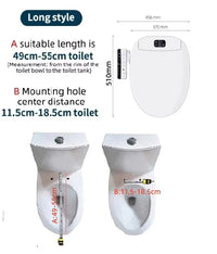 Abattant Japonais Chauffant Séchage Air Chaud et Filtre, 48 ou 51 cm