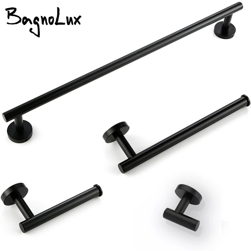Accessoires Salle de Bain Inox à la Pièce ou en Kit 4 Pièces, 4 Finitions