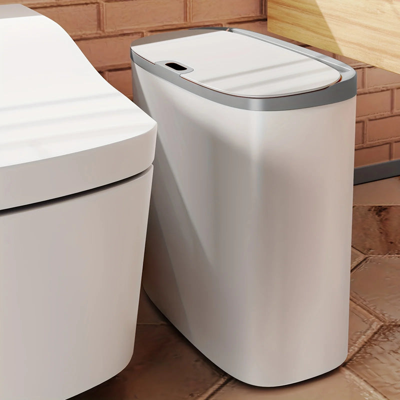 Poubelle Salle de Bain Automatique à Capteur 13 L Étroite
