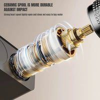 Colonne de Douche Grise Touches Piano Multi-Modes