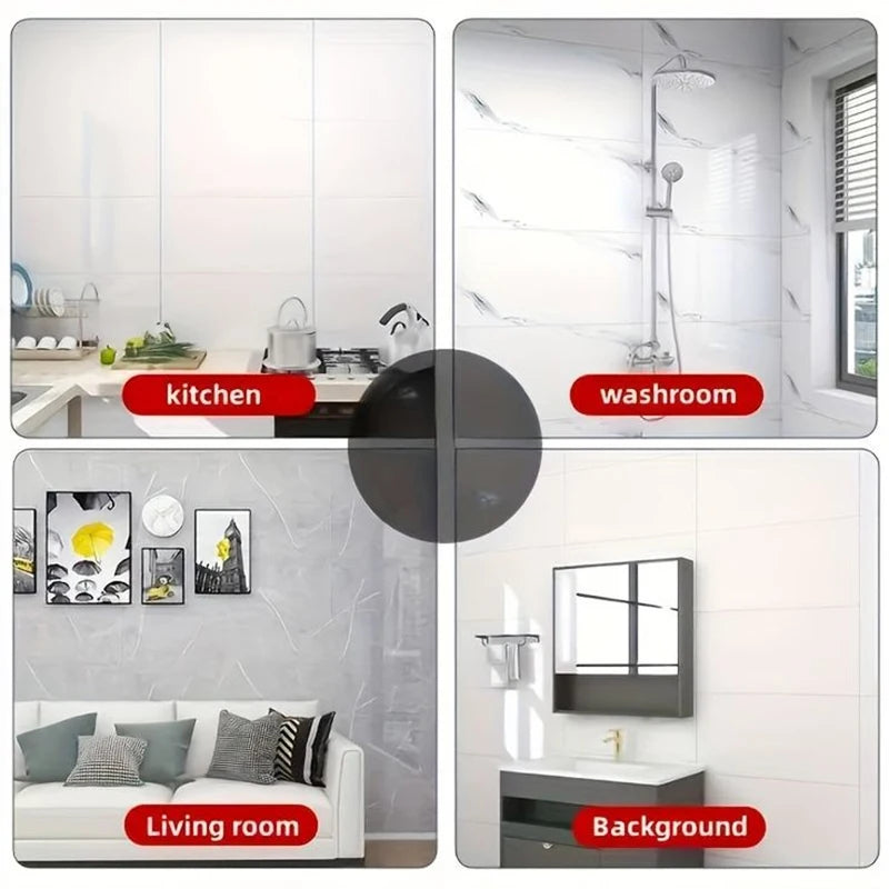 Crédence Adhésive Effet Marbre Mousse PVC, Rouleau 40 cm