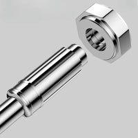 Barre de Douche Télescopique Inox Argent, Noir ou Blanc, 35 à 80 cm