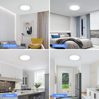 Plafonnier Cuisine LED Rond Ultra Fin 32 W, Ø 25 cm