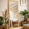 Miroir sur Pied Bois Massif Inclinaison Réglable 160 cm