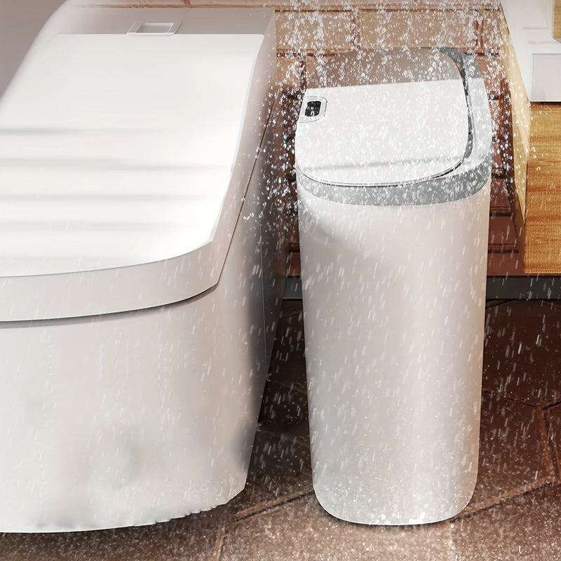 Poubelle Salle de Bain Automatique à Capteur 13 L Étroite