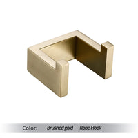 Accessoires Salle de Bain Inox Doré Brossé à la Pièce, 10 Références