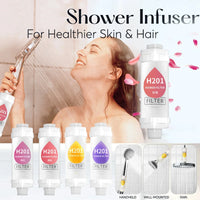 Filtre de Douche Parfumé Vitamine C, 14 Parfums ou Lot de 4