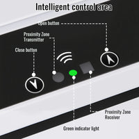 Poubelle Salle de Bain Capteur Tactile 12L sur Batterie