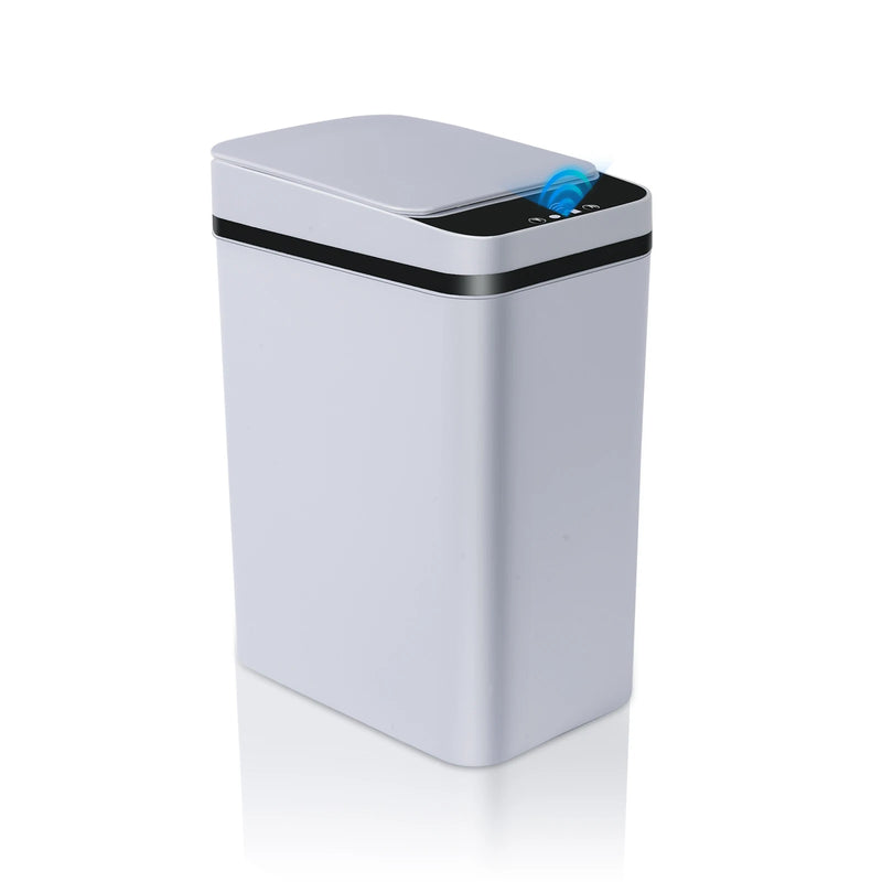 Poubelle Salle de Bain Capteur Tactile 12L sur Batterie