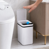 Poubelle Salle de Bain Capteur Tactile 12L sur Batterie