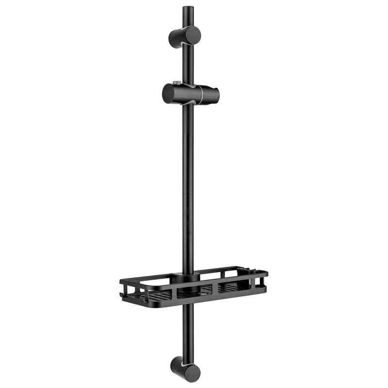 Barre de Douche Pivotante avec Étagère 70 cm
