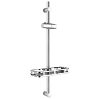 Barre de Douche Pivotante avec Étagère 70 cm