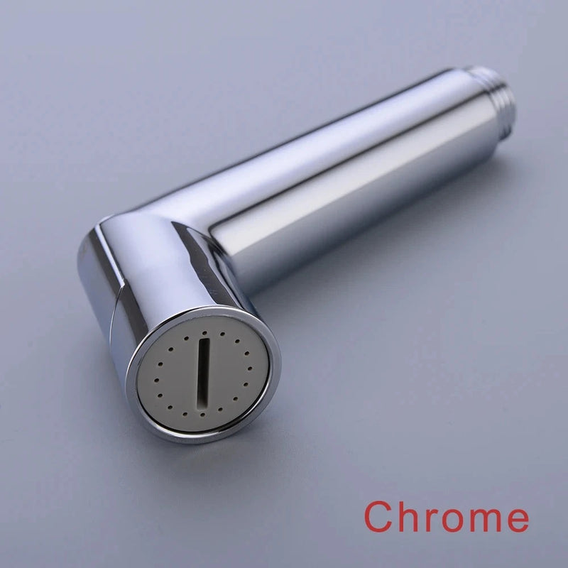 Douchette WC Kit Complet Chromé, Noir ou Nickel Brossé avec Flexible