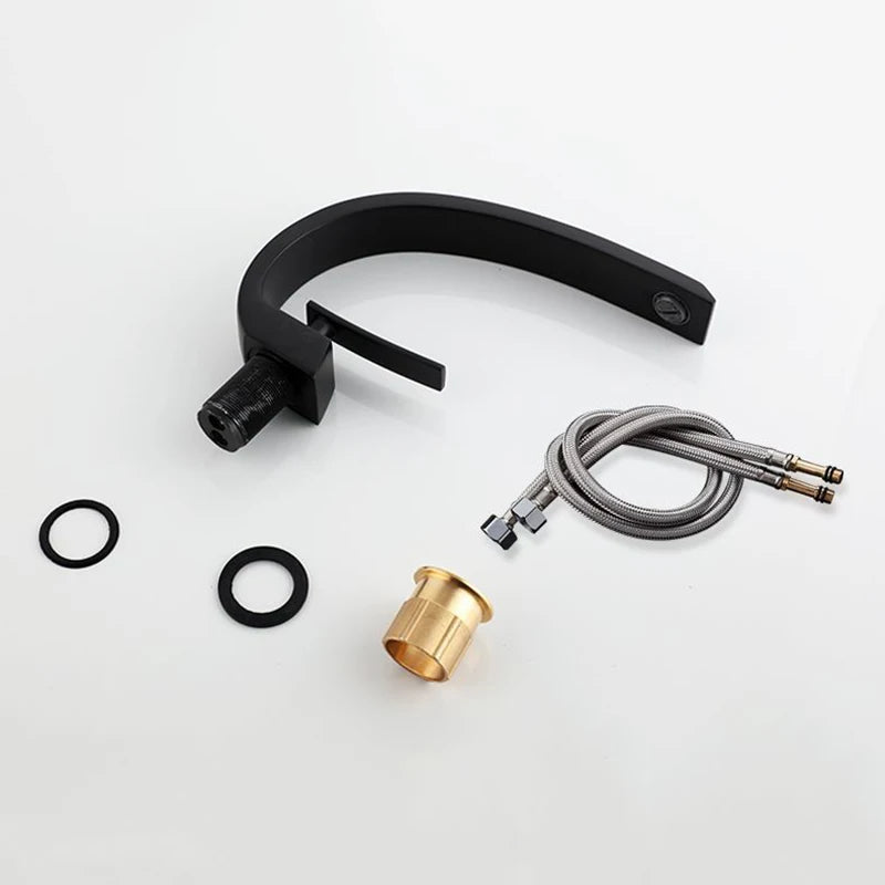 Mitigeur de Lavabo Cascade Monobloc sur Comptoir