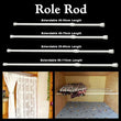 Barre de Rideau de Douche Extensible Multi-Usage, 18 à 90 cm