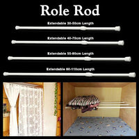 Barre de Rideau de Douche Extensible Multi-Usage, 18 à 90 cm