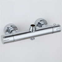 Mitigeur Thermostatique Douche ou Bain-Douche Mural Chromé, 4 Modèles