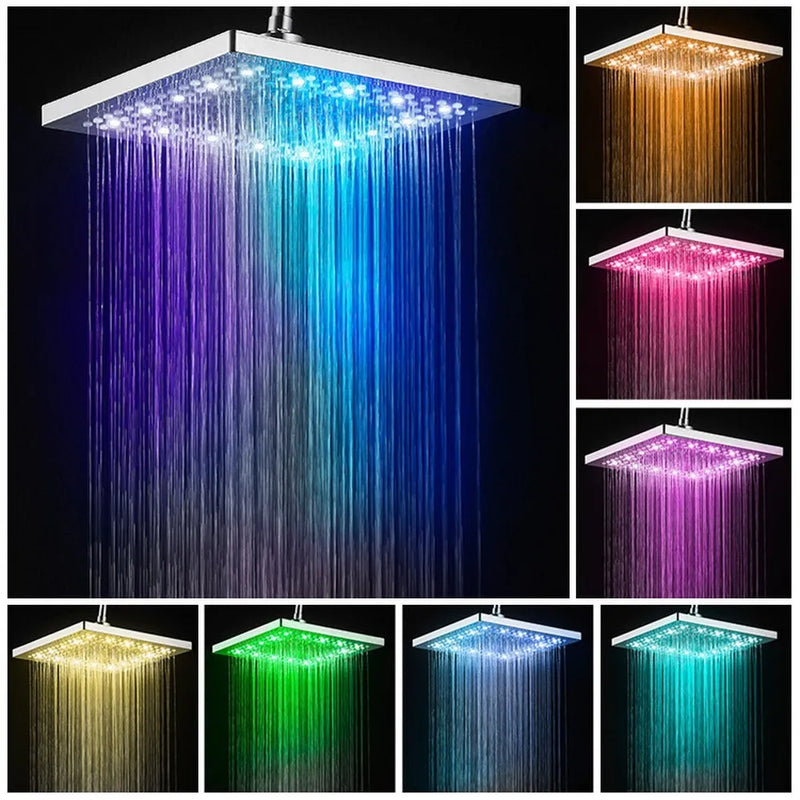 Pommeau de Douche LED Affichage Température 3 Couleurs