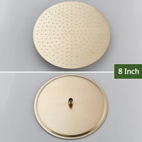 Pommeau de Douche Pluie Inox Carré ou Rond 20, 25 ou 30 cm