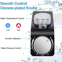 Bidet Non Électrique pour WC, Double Buse Autonettoyante, Eau Froide ou Chaude