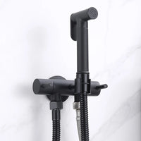 Douchette WC Laiton à la Pièce ou en Kit Complet, Doré, Noir, Chromé
