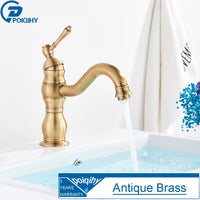 Mitigeur Lavabo Laiton 5 Finitions Haut ou Bas