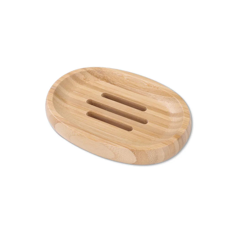 Porte-Savon en Bambou Égouttoir, Rond, Carré, Ovale ou Rectangulaire, 9 Modèles