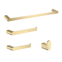 Accessoires Salle de Bain Doré Brossé en Inox 304, à la Pièce ou en Lot