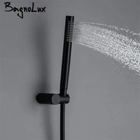 Pommeau de Douche Baguette Laiton, Sortie Murale et Flexible, 6 Finitions