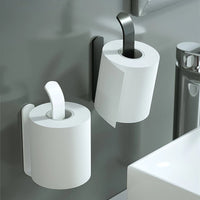 Kit Porte-Serviette Aluminium Blanc Sans Perçage