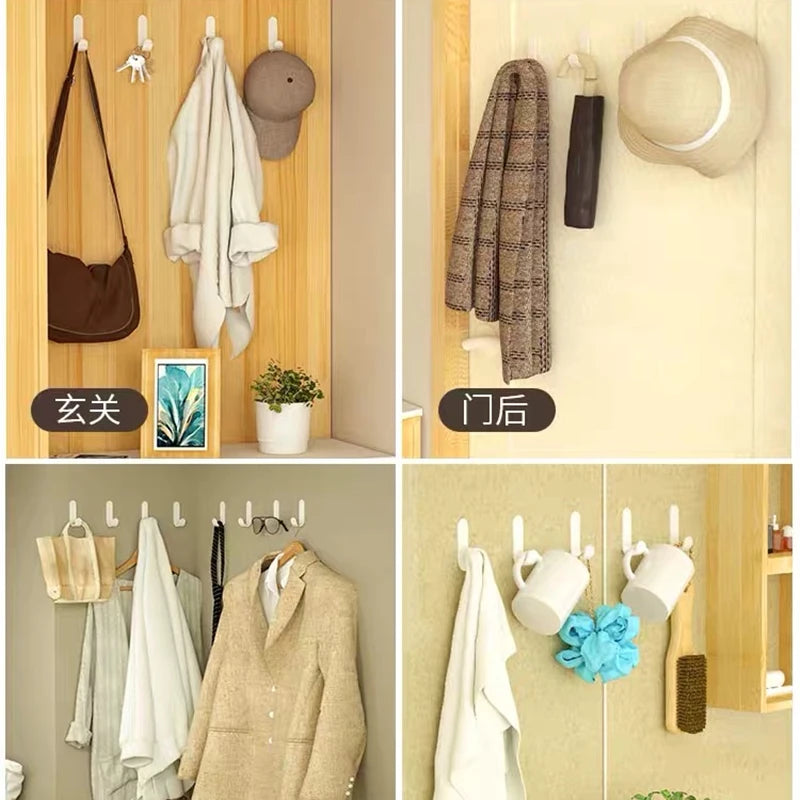 Kit Porte-Serviette Aluminium Blanc Sans Perçage